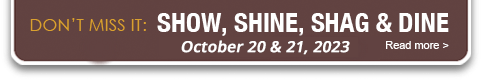 Show Shine Shag Dine - Car Show